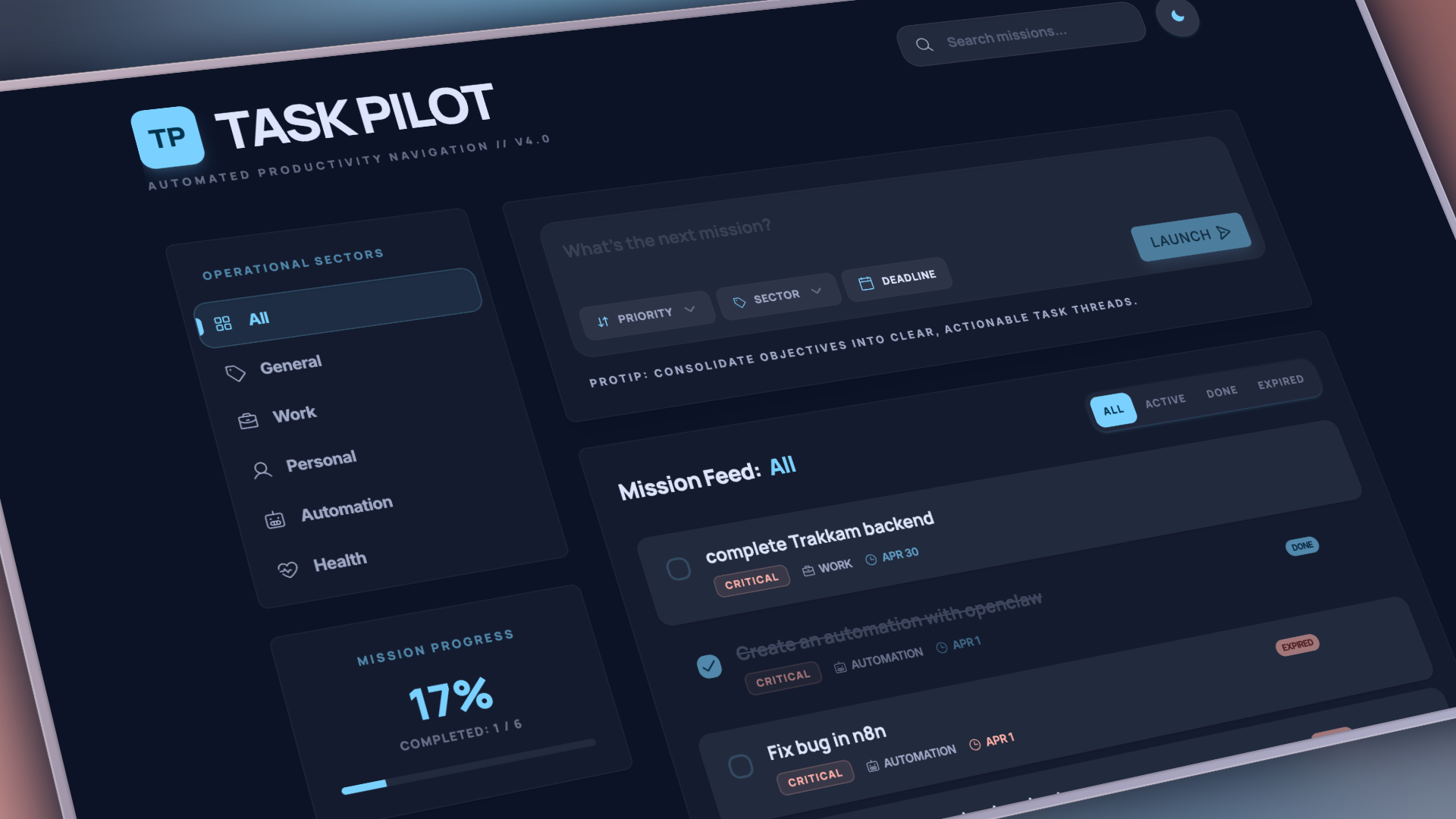 Task Pilot Hero Image